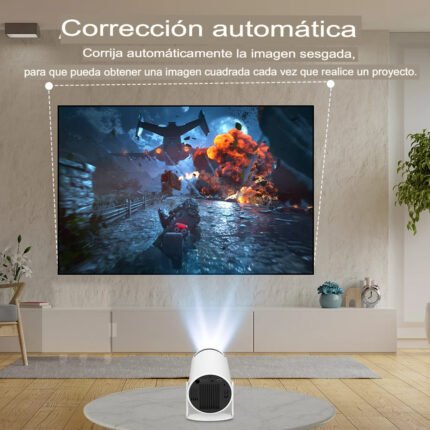 Proyector 4K Portátil HY300 Pro con Android 11, WiFi6 y Bluetooth 5.0